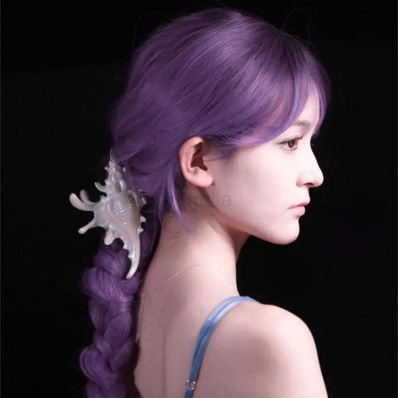 Creative Conch Hairpin Colorful Gift Hair Claw Elegant Clip for Summer Beach New Hair Accessory for Summer Beach U250807
