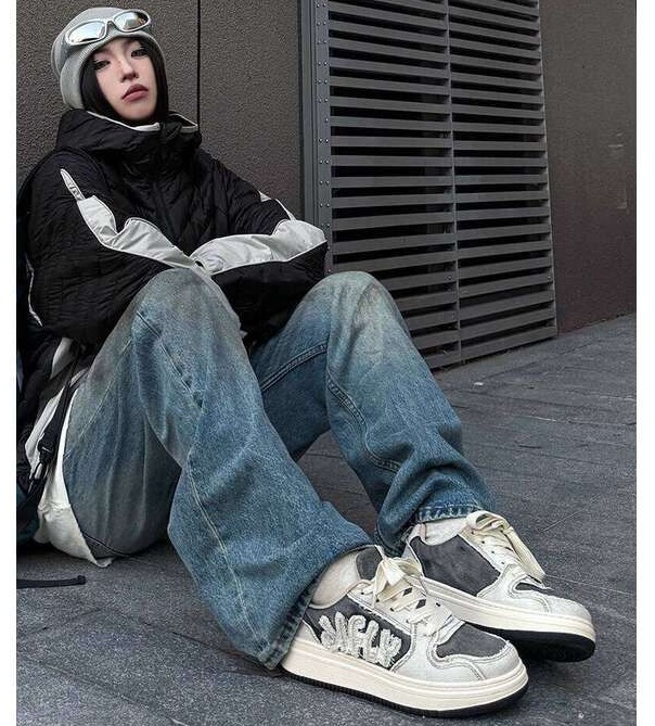 Jifffly Men's Sneakers 2025 Summer New Versatile Trendy Niche Casual Couple Sports Shoes