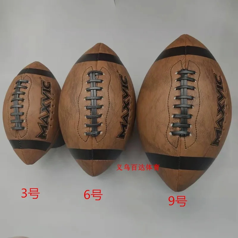 Standard Size 3 6 9 American Football Pure Retro Can Be Trained Equipped with Gifts Rugby for Children Adult Training 250729