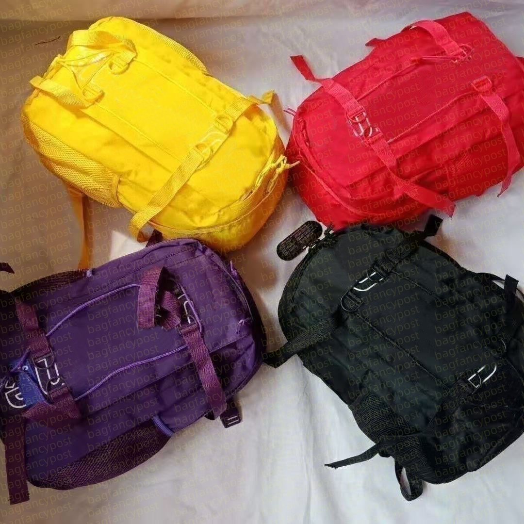 Middle School Students' Red Backpack Casual Reflective Laptop Bag Unisex Hiking Backpack