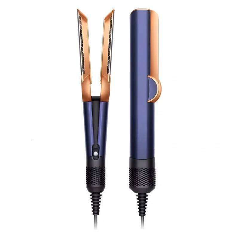 2 In 1 Hairdryer + Air Straight, Dual-Use Dry Hair Style From Wet Ionic Dryer Straightener For Medium Long Hair UK EU US