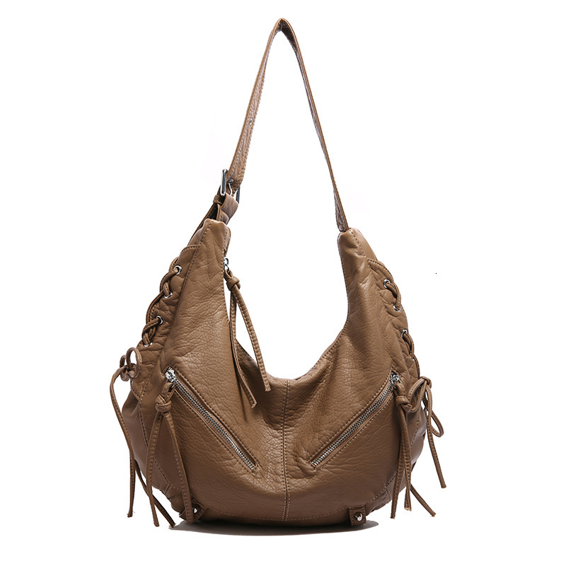 Free shipping designer Minimalist High-End Commuter Shoulder Bag for Women 2025 New Soft Leather Underarm Bag Versatile Large Capacity Crossbody Bag