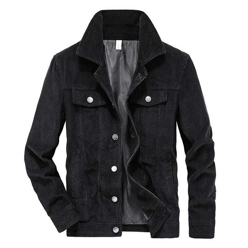 Spring and Autumn Men's Fashion Leisure Outdoor Sports Retro Corduroy Coat Mountaineering Clothing Cotton Cargo Jacket
