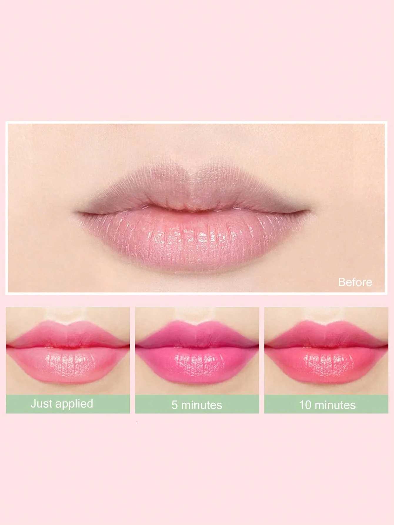 Aloe Vera Color-Changing Lip Balm Moisturizing Repairing Waterproof Anti-DrynessTemperature-Activated Lipstick for HydrationXJ250807