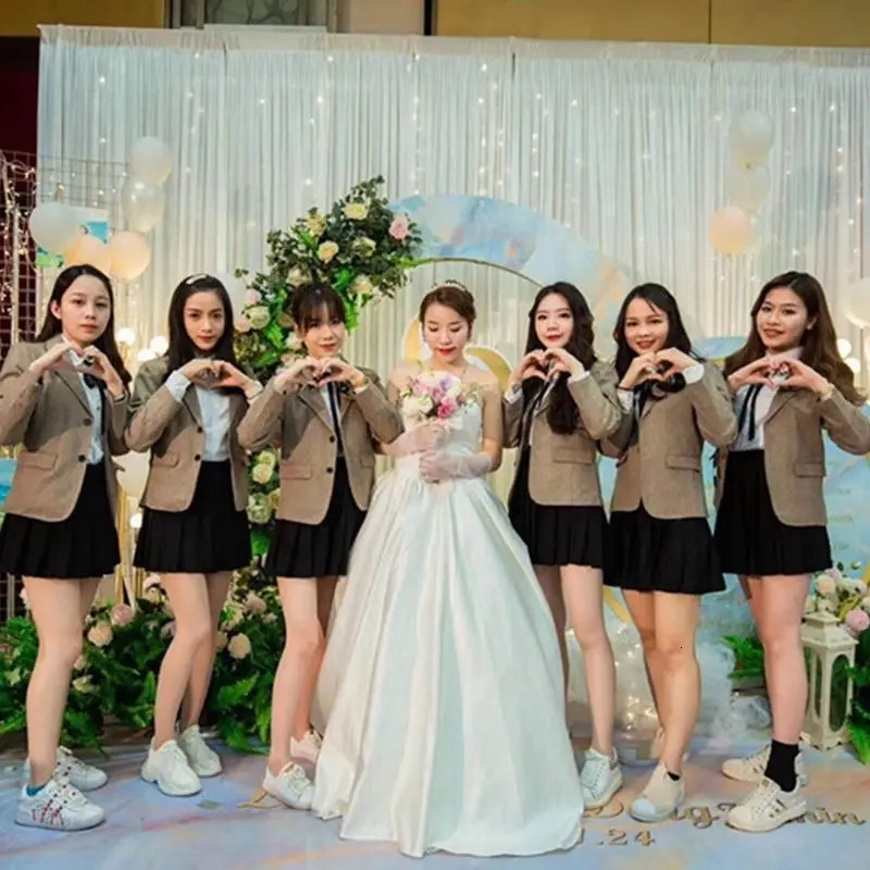 High school uniform set British Academy autumn smale jacket men women Korean JK Uniform 250729