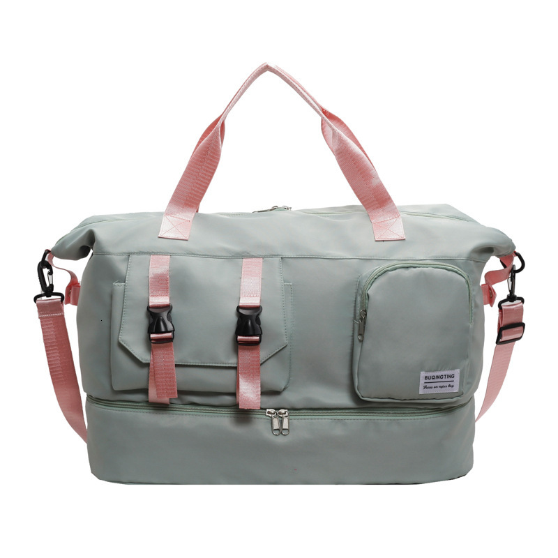 New Hot Selling Multi-Functional Fiess Two-Layer Telescopic Large Capacity Travel Sports Handbag Women's Bag