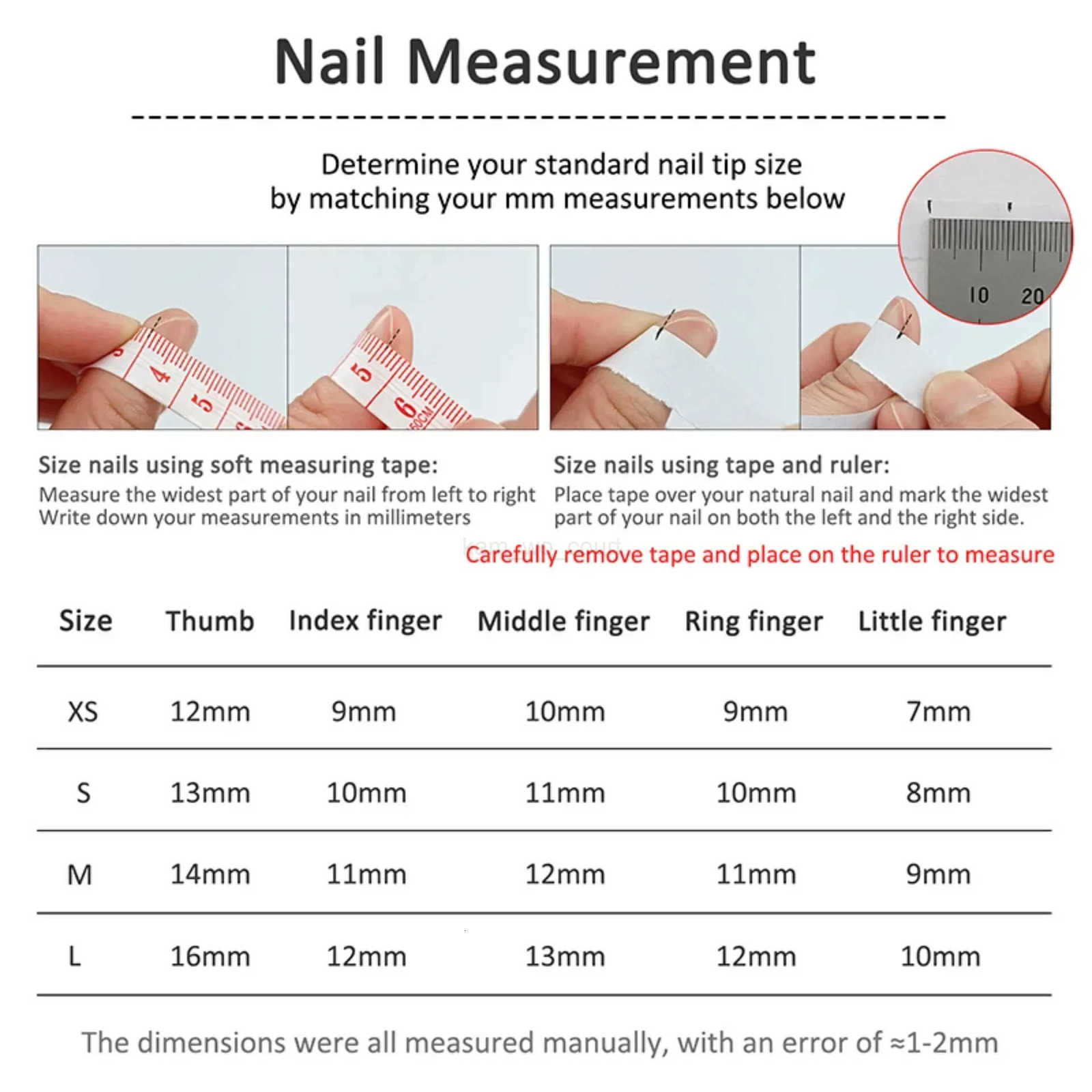10Pcs Handmade Gothic Short Press-on Nails Rhinestone Round Manicure Decoration Wearable Full Cover with Design Acrylic Nail Tip M250807
