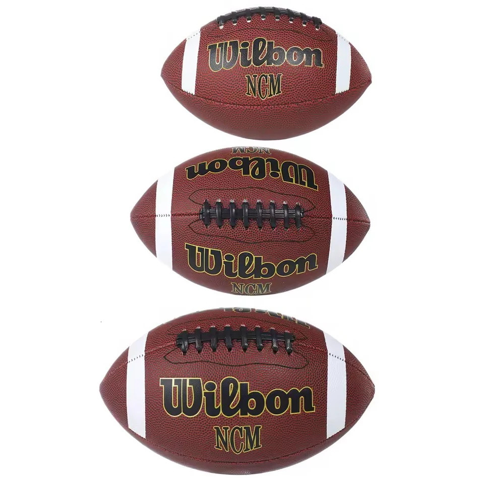 1 Pcs American Football Standard Rugby Ball for Training Game Size 3 6 9 250729
