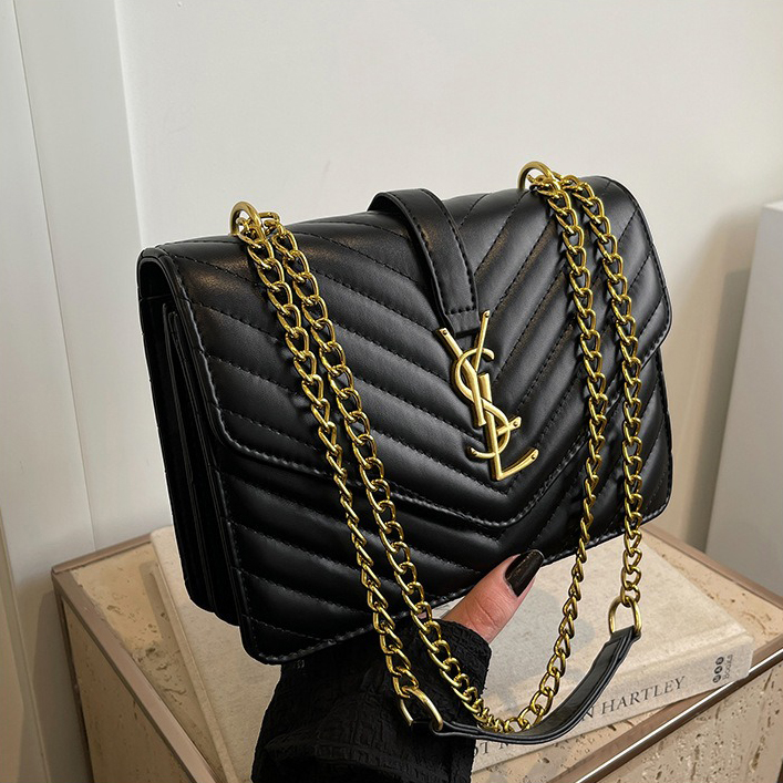 Designer fashion tote Bag Crossbody Shoulder Bag Luxury Bag Ladies Purse New Tide Fashion Chain Wide Strap Hundred Texture Small Square Bag beautiful 