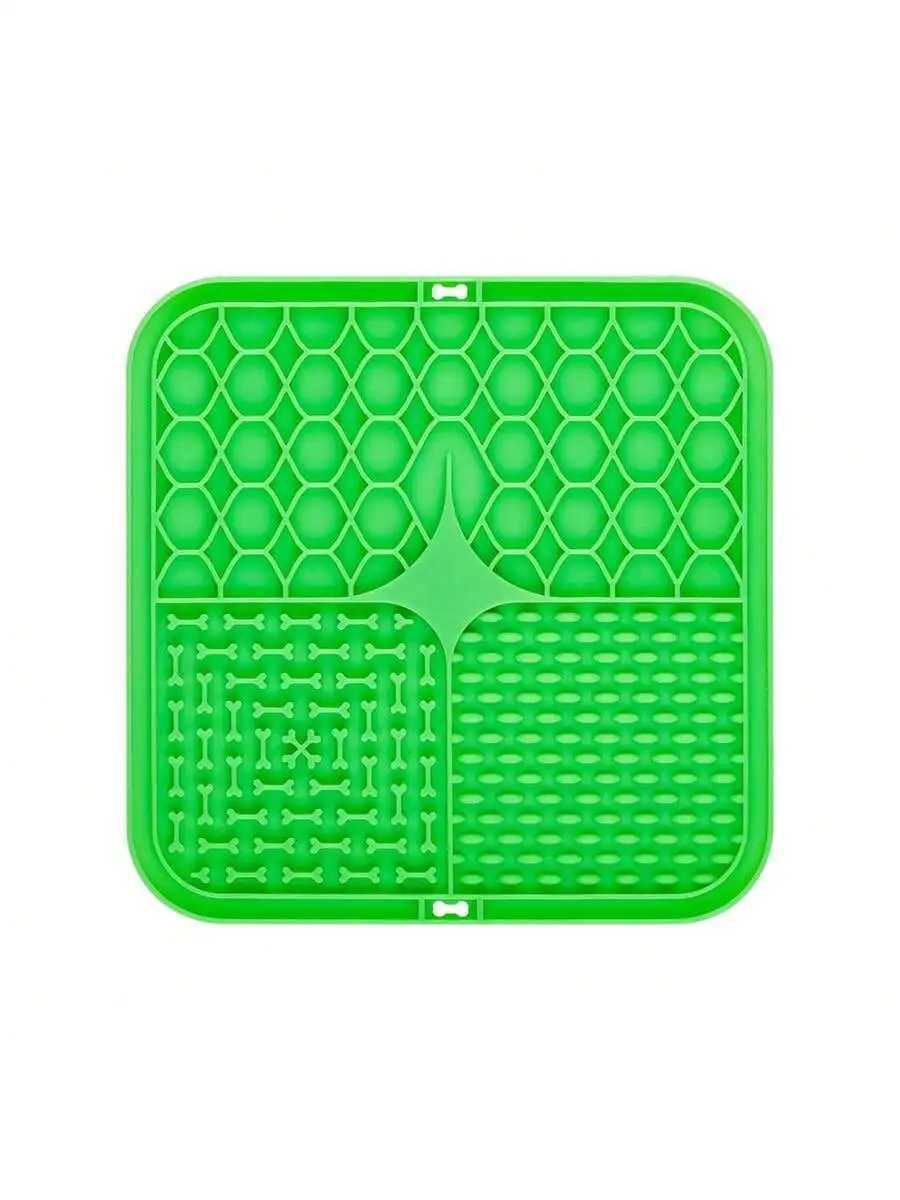 Pet Licking Plate Slow Food Plate Licking Pad Silicone Pet Slow Food Tableware Bowl Suction Cup Dog Licking Pad Slow Food Anti-Choking Pad Y250806
