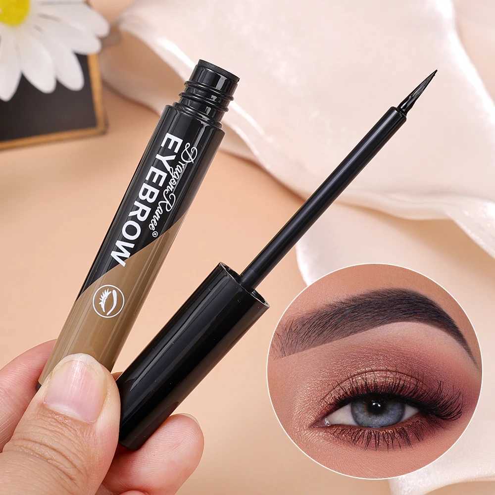 Black Brown Peel-off Eyebrow Gel Tint Makeup Waterproof Lasting Eye Brow Enhancers Liquid Gel Tear Wear Easy Natural Brow Tattoo W250807