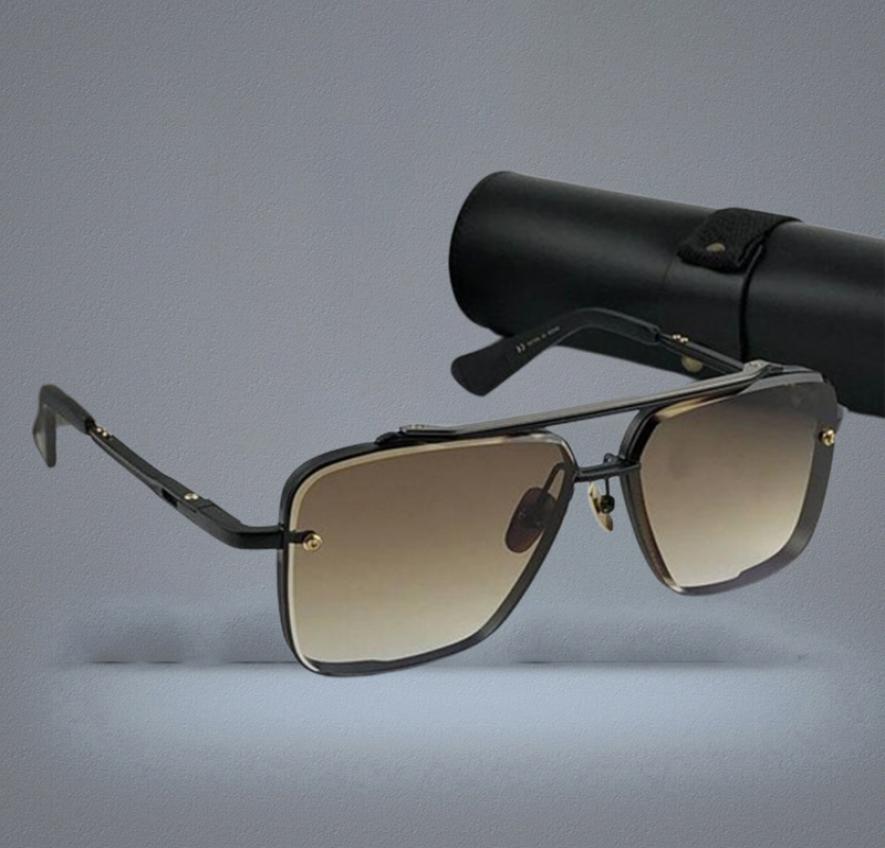 luxury sunglasses Full Frame fashion design man sunglasses Flight 006 Mach Six square frames vintage popula style protective outdo9975250