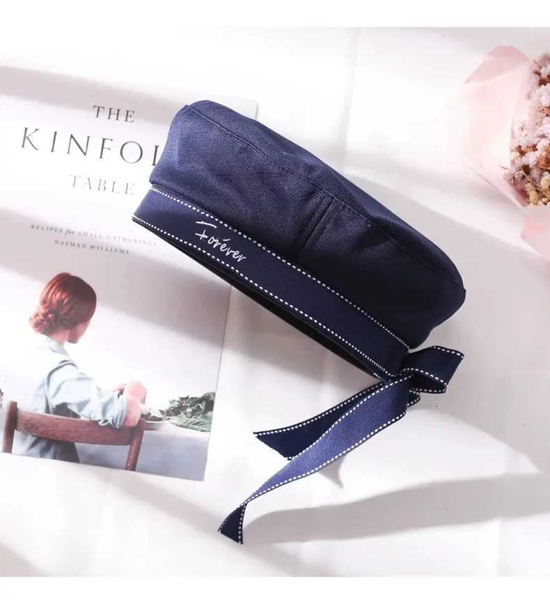 Japanese School Style Cute Beret Summer Lightweight Sailor Hat Black White Preppy Uniform C Kaii Fashion Accessory XJ250807