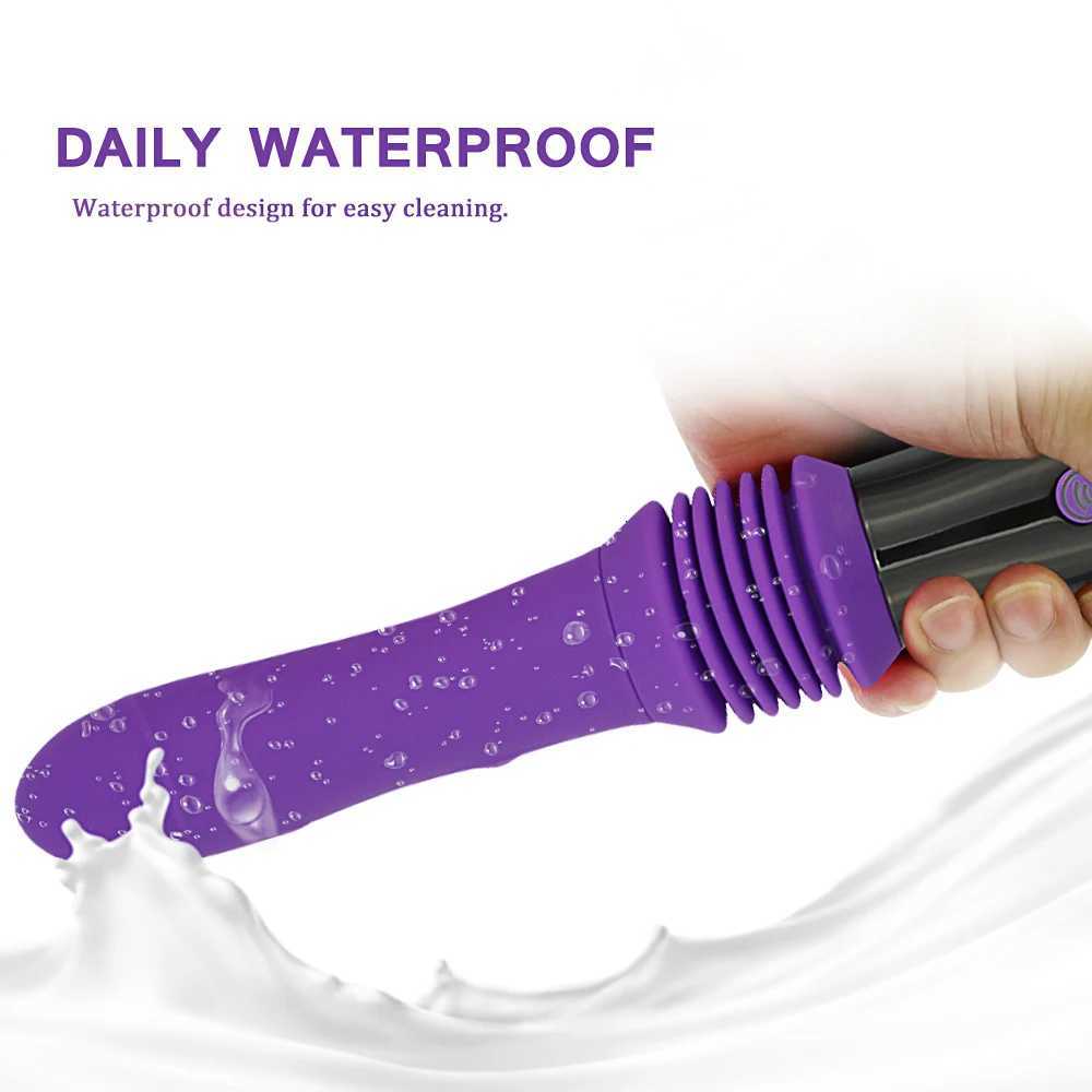 Sex Machine Thrusting Big Dildo Vibrator Vaginal G Spot Automatic Up Down Massager Retractable W250807