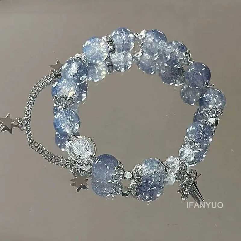 Fashion Niche Design Galaxy Hanging Super Fairy Star Bracelet For Women Versatile And Sweet Accessories Exquisite Jewelry Gifts W250807