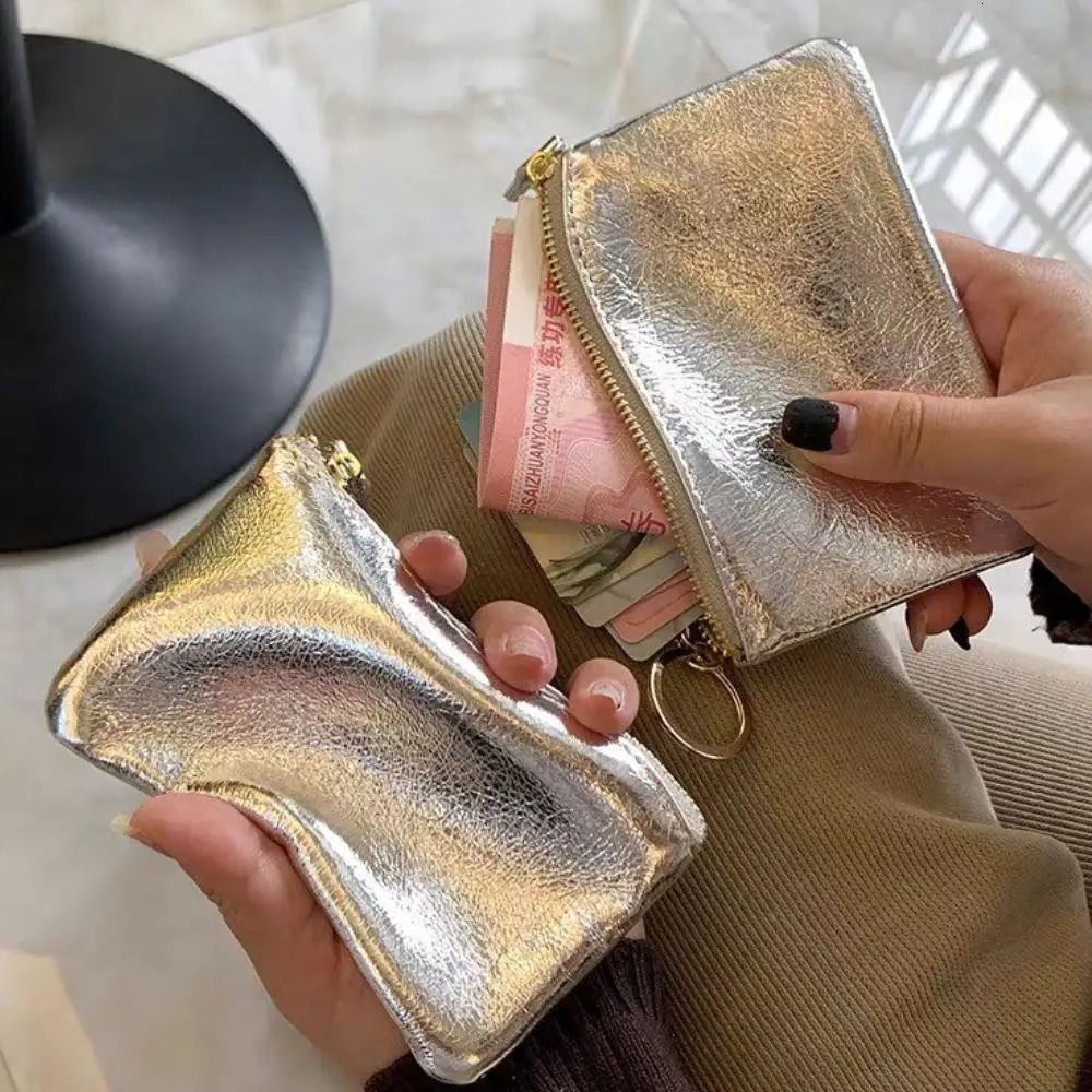 Key Wallet Pocket Holder Organizer Ladies Zipper Card Purse Key Storage Bags Ultra-thin Mini Waterproof Coin Purses Soft Wallets 250807