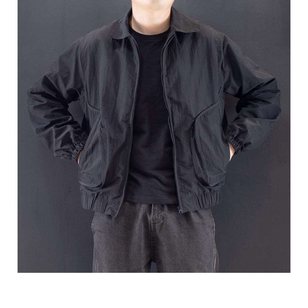 Purchase By Size Chart 2024 Spring And Autumn New Coat Brand Workwear Casual Jacket Trendy Versatile Men's Wear