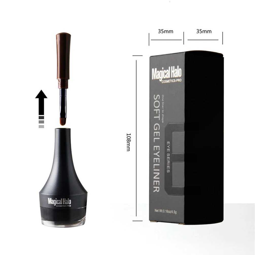 Magical Halo Eyebrow Pomade Brow Mascara Natural Waterproof Long Lasting Creamy Texture Tinted Sculpted Brow Gel With Brush W250807