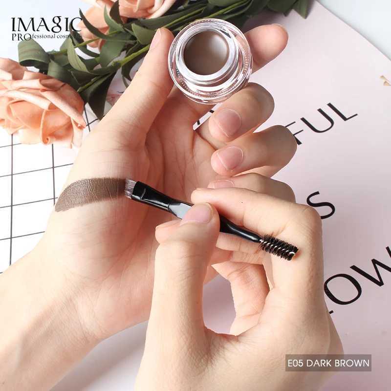 imagiC Professional Eyebrow Gel 6 Colors Eyebrow Enhancer Brow Enhancers Tint Makeup Eyebrow Brown With Brow Brush Tools W250807