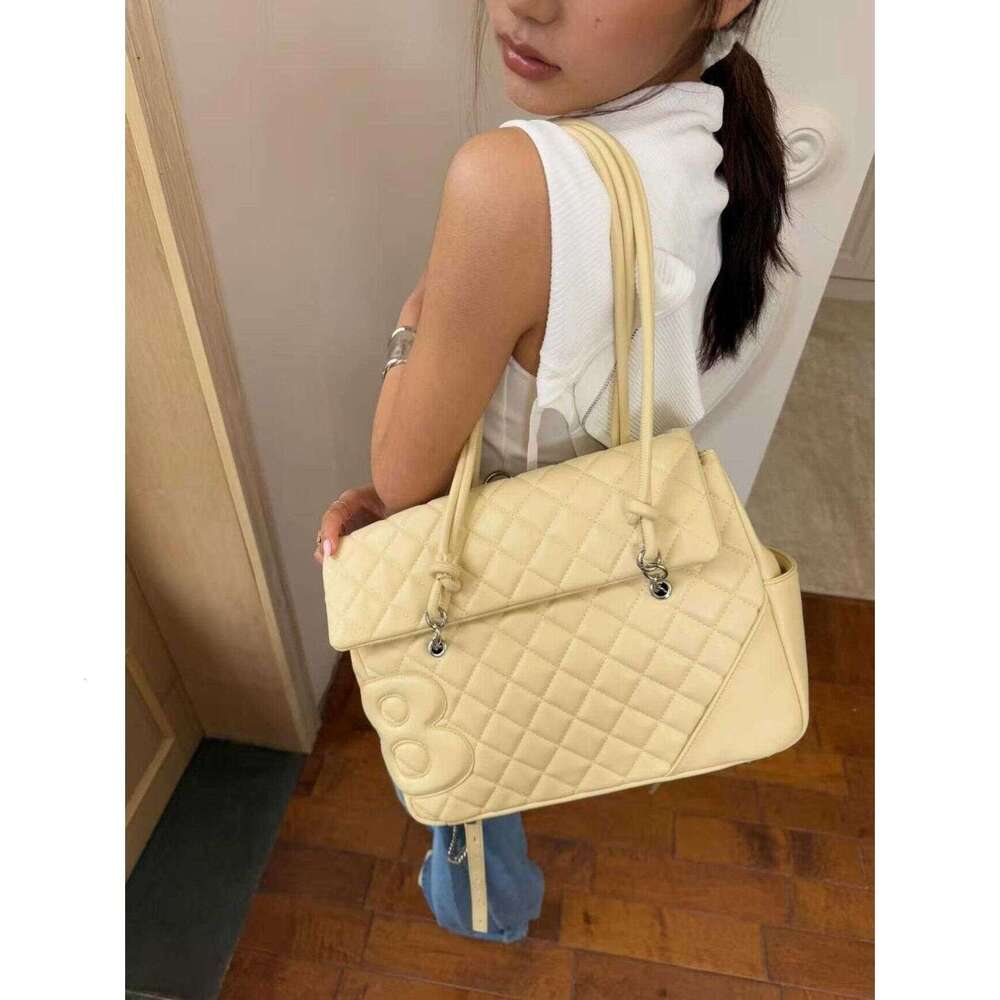 Designer Bag Tote bag Shoulder Bag Spring Summer New Kangpeng Diamond Pattern Airport Tote Large Capacity Commuter Versatile Single Double