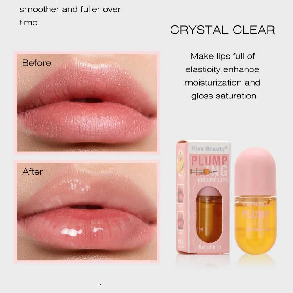 Long Lasting Lip Plumper Oil Instant Volumising Enhancer Lip Serum Collagen Lips Volume Lipgloss Sexy Cosmetic Volume IncreasesXJ250807