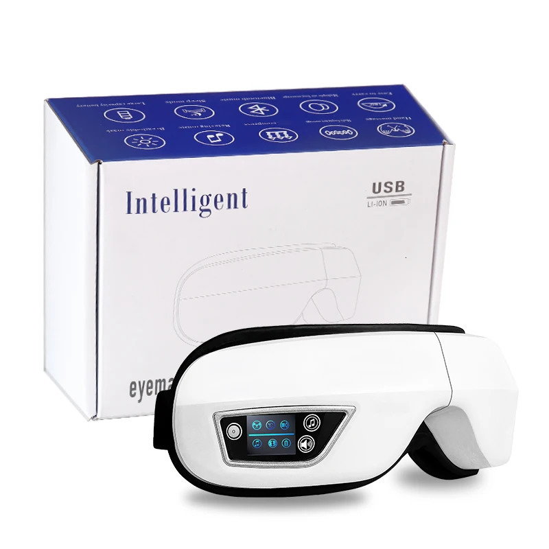 6D Smart Eye Massager Vibration Airbag Compress Eye Care Instrument Bluetooth Music Eye Massage Glasses Eye Relax Fatigue 250729