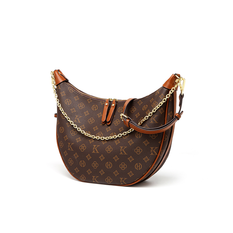MKF designer bag free shipping Light luxury high-quality retro printed contrasting classic fashion casual womens crescent crossbody bags