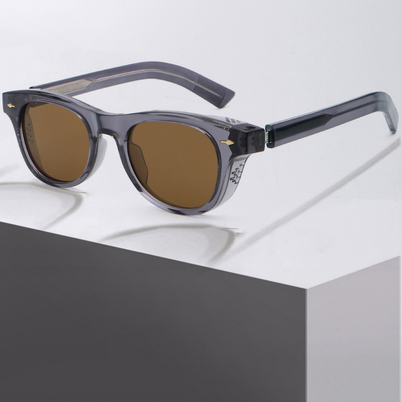 Vintage Steampunk Sunglasses Cat Eye Women Cool Square Thick Glasses Clear Punk Retro Goggles Gothic Y2K Futuristic Cool INS Niche High-end Sturdy Met