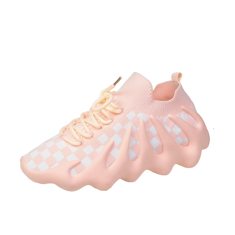 2025 new Spring breathable single shoes for summer and autumn octopus-themed flat-soled mesh soft-soled sports shoes
