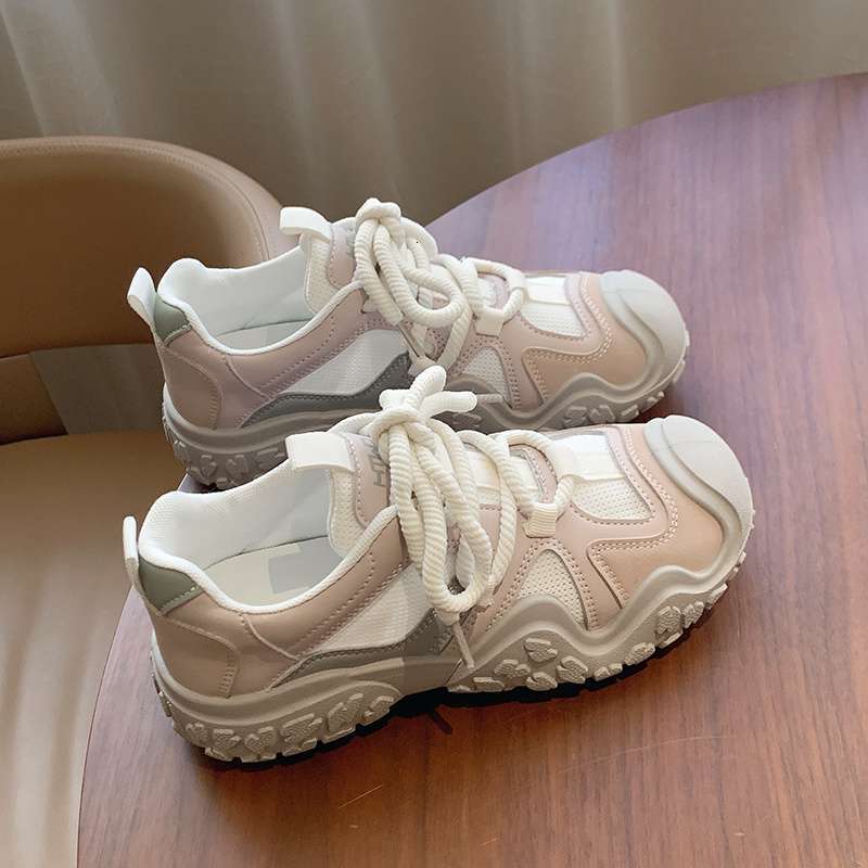 Designer Women's Sports Shoes 2025 New Multi functional Running Shoes Breathable Dad Shoes