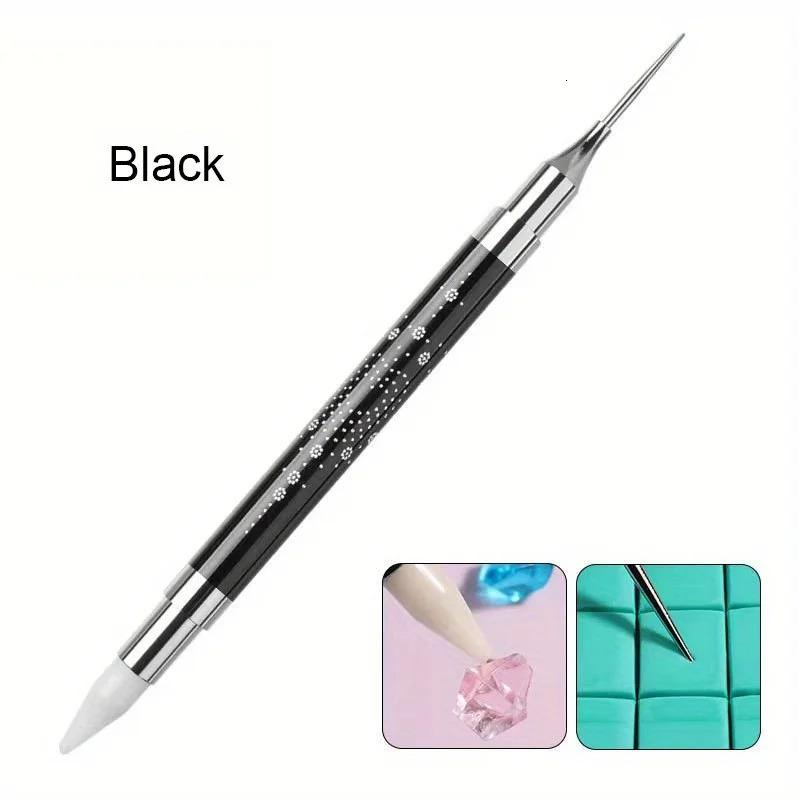 Nail Art Dotting Pen Double End Painting DIY Brush Rhinestone Handle Diamond Picker Manicure Dotting Tool Nail Accessories 250805