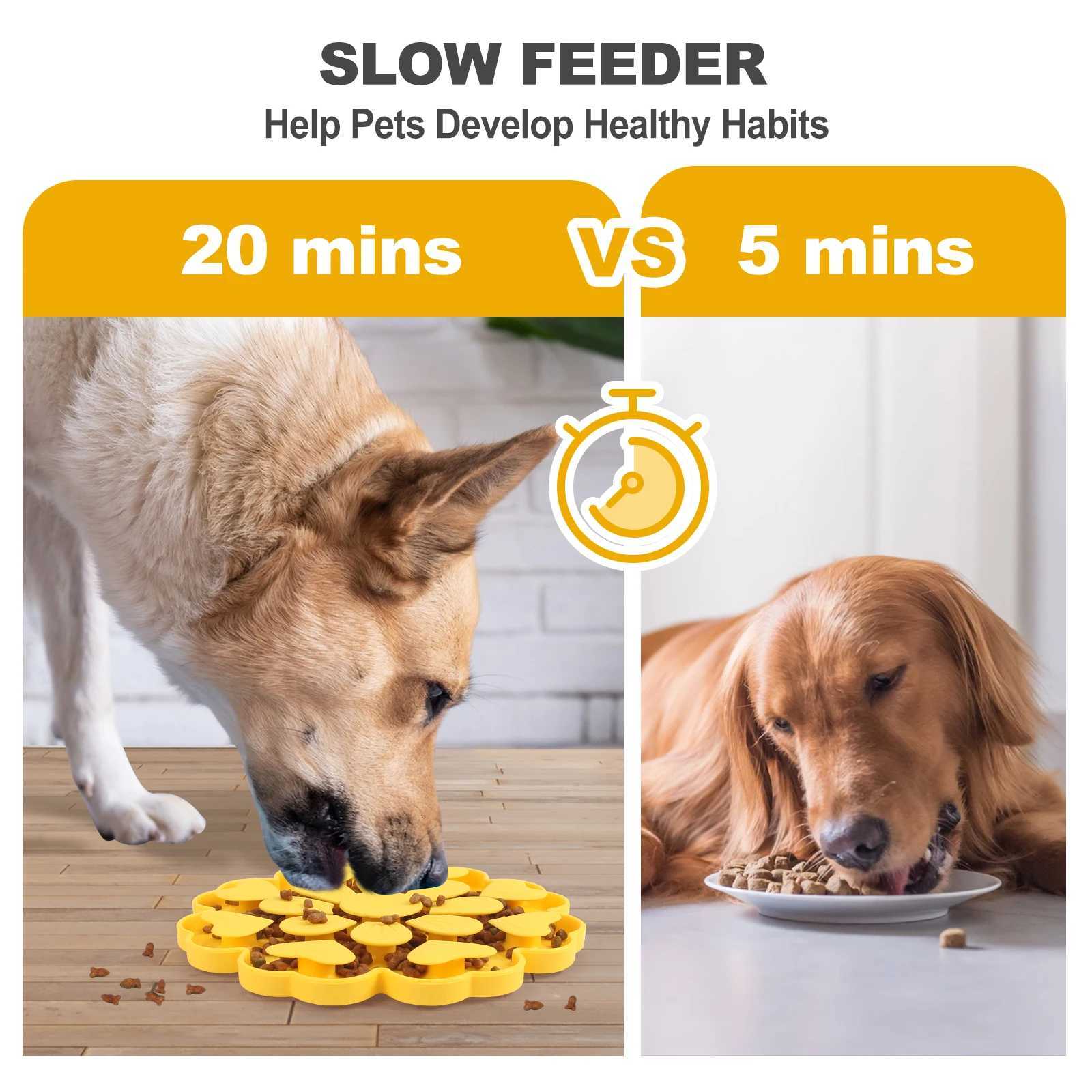 Pet Slow feeder Bowl Licking Pad Lick Feeder Pad with Suction Cup Choke Proof Silicone Slow Food Dog and Cat Feeding Products Y250806