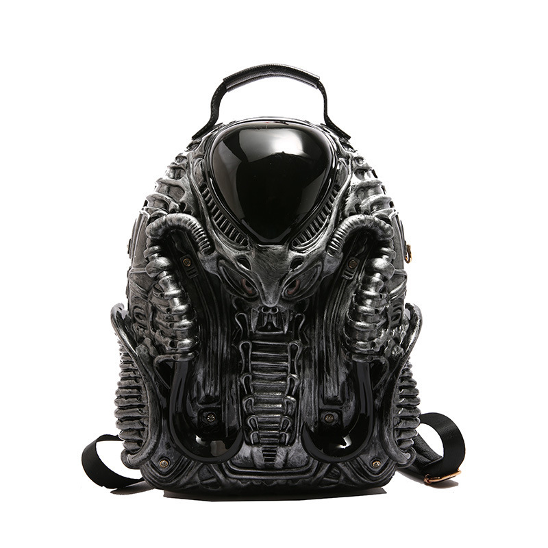 Free shipping designer Unique Niche Bag for Women Y2K Unique Shaped Backpack Personality Street Punk Style Unisex Commuter Bag