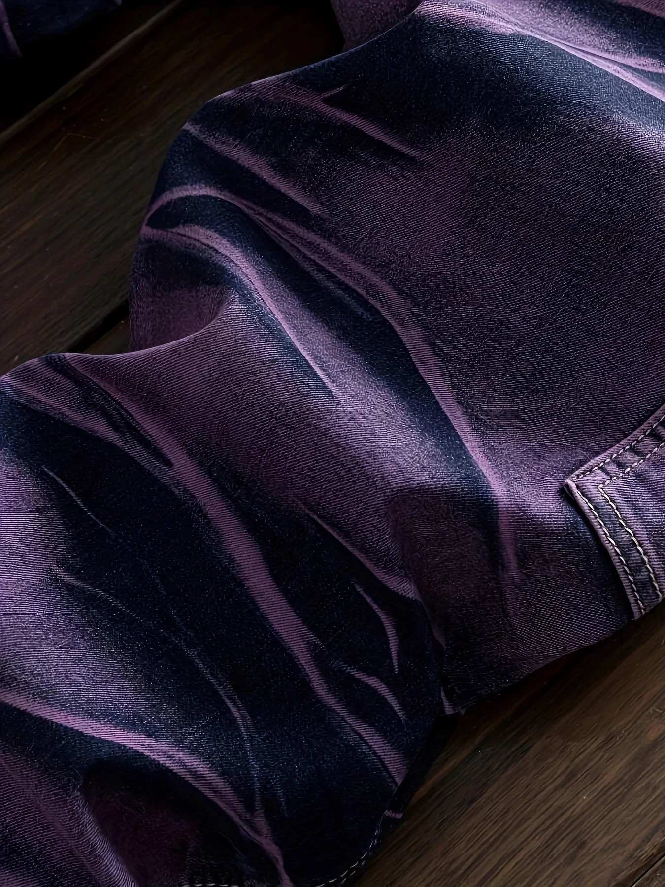 European and American locomotive style retro old jeans workwear pants 250807