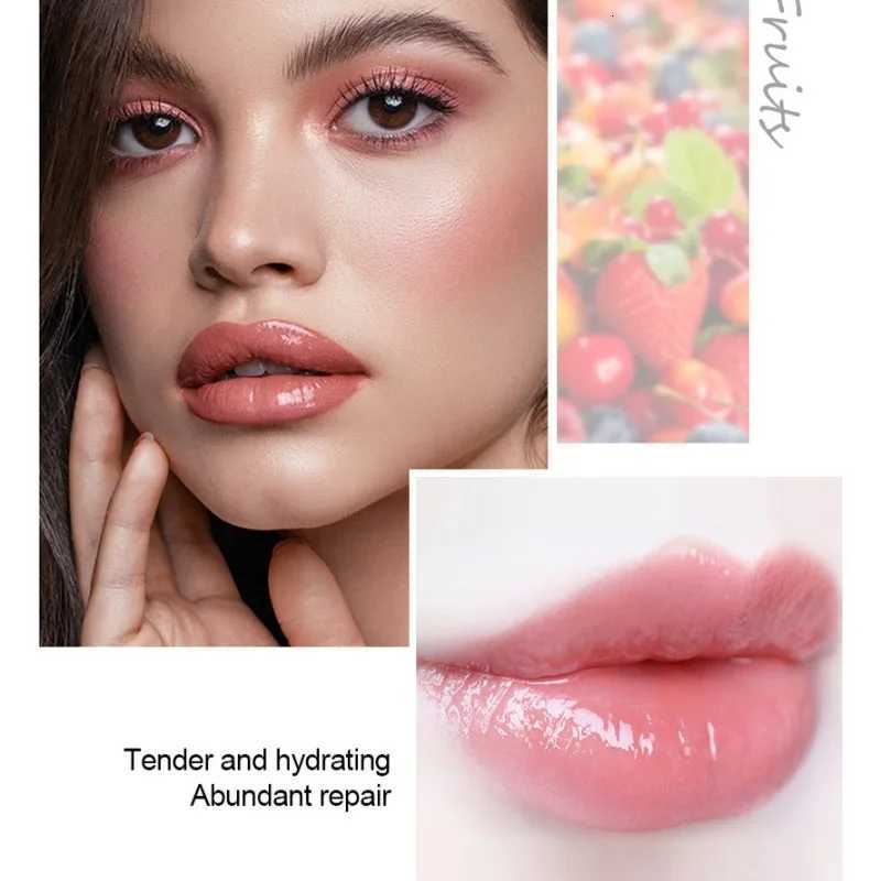 Set of Four Rolling Head Lip Oils Moisturizing Hydrating Roller Ball Lip Care Anti-Drying Transparent Lip Blam for Lip HealthXJ250807