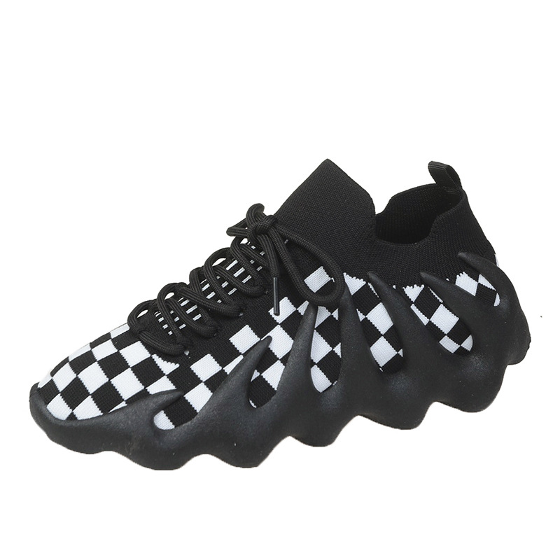 2025 new Spring breathable single shoes for summer and autumn octopus-themed flat-soled mesh soft-soled sports shoes