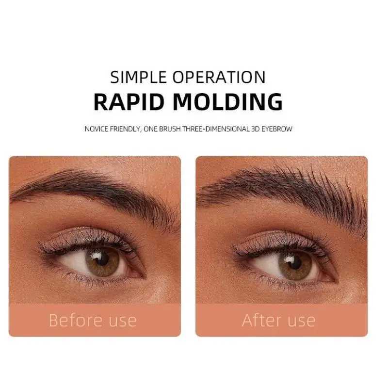 6 Color Eyebrow Styling Cream Shaping Gel Soap Wax Tint Brow Lift With Brush Waterproof Long Lasting Natural Look W250807