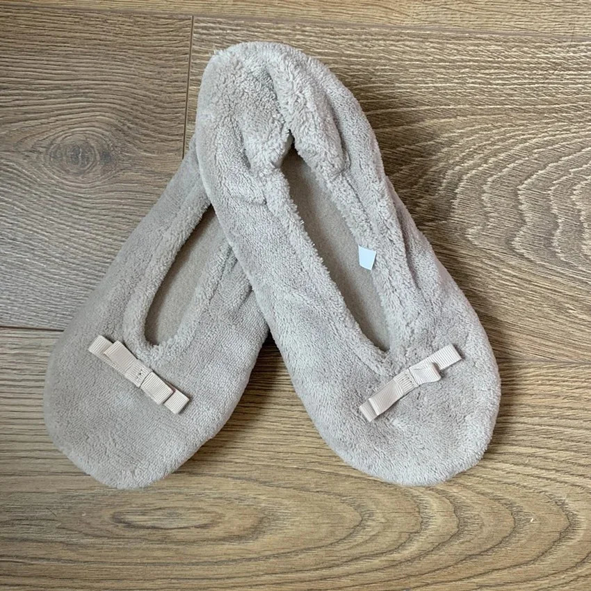 Home Slipper Women Winter Warm Indoor Floor Shoes Flat Fluffy Lazy Female Black house Ballerina Slipper Socks dancing Flipflop 250805