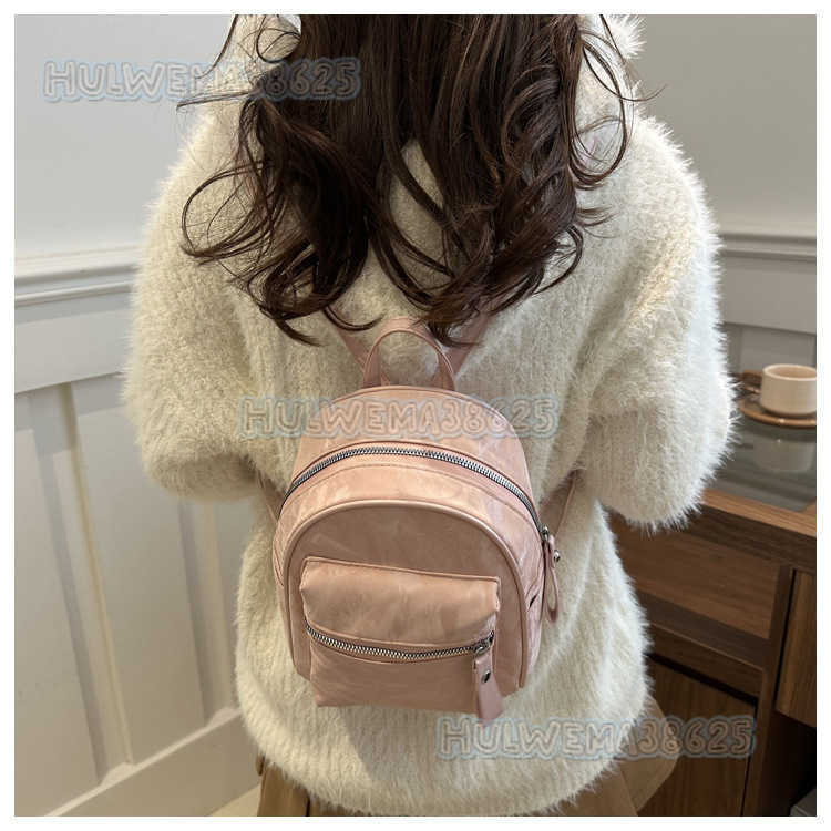 Fashion Casual Bag for Women 2024 New Mini Backpack Versatile Travel Backpack Commuting Outdoor College Student H250806