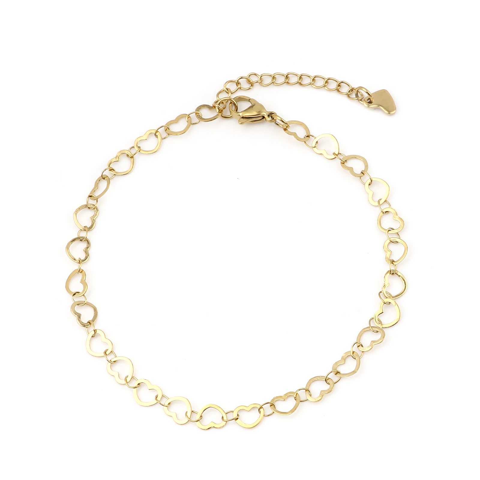 12 Styles 304 Stainless Steel Anklet Gold Color Chain Anklet For Womenon the leg Beach Barefoot Foot-Chain Jewelry Y250805