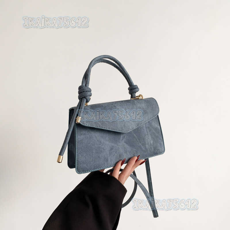 Celebrity Fashion Simple and Personalized Small Bag for Women Spring 2024 Versatile Single Shoulder Crossbody Bag Small Square Bag H250806