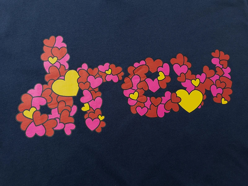 Drew House New Mens Clothing Print T shirt men's and women's printed loose short sleeve T-shirt Designer luxury