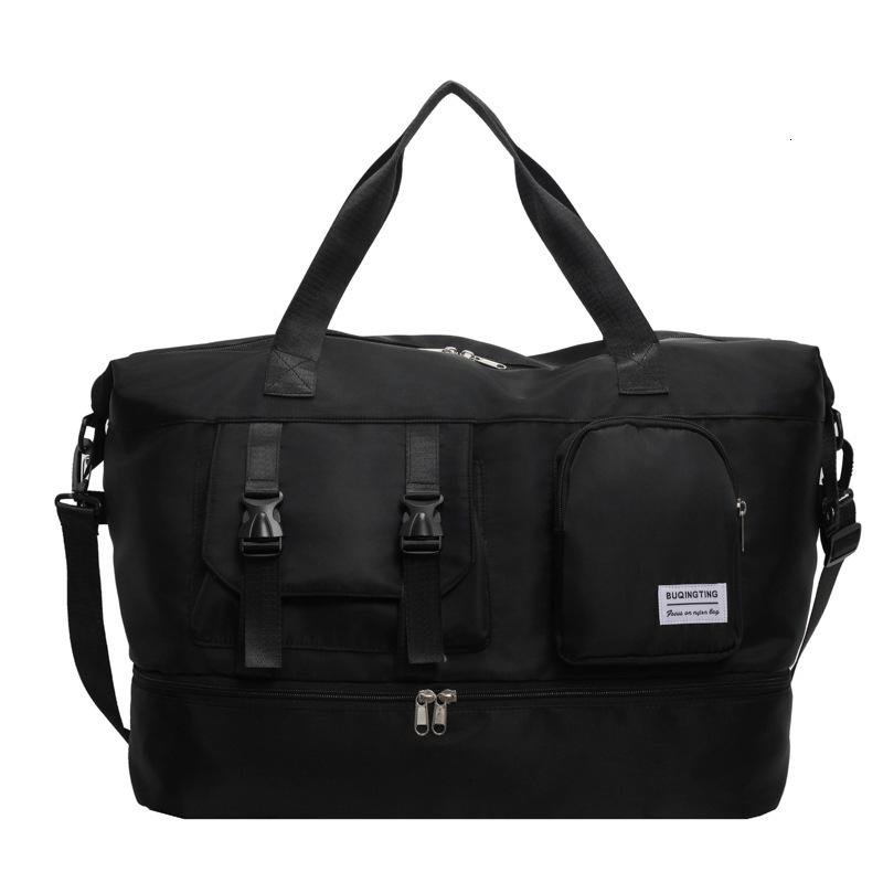 New Hot Selling Multi-Functional Fiess Two-Layer Telescopic Large Capacity Travel Sports Handbag Women's Bag