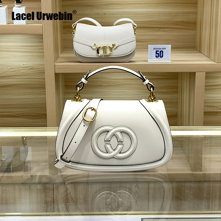 Summer New Fashion Retro Handbag Niche Design High-End Large Capacity One Shoulder Crossbody Saddle Bag
