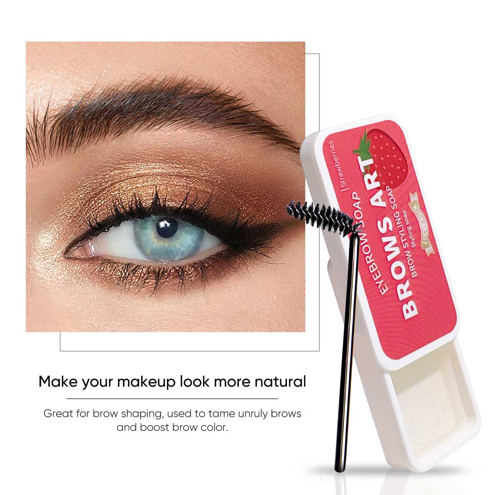 Long-Lasting Eyebrow Styling Gel with 3D Feathery Wild Brow Setting - Waterproof and Easy to Apply W250807