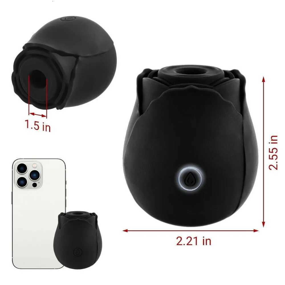 Rose-Sex Toys Dildo Vibrator for Women Clitoral Sucker Nipple Sucking Female G Spot Massager Stimulator Couples Adult Sex Games W250807
