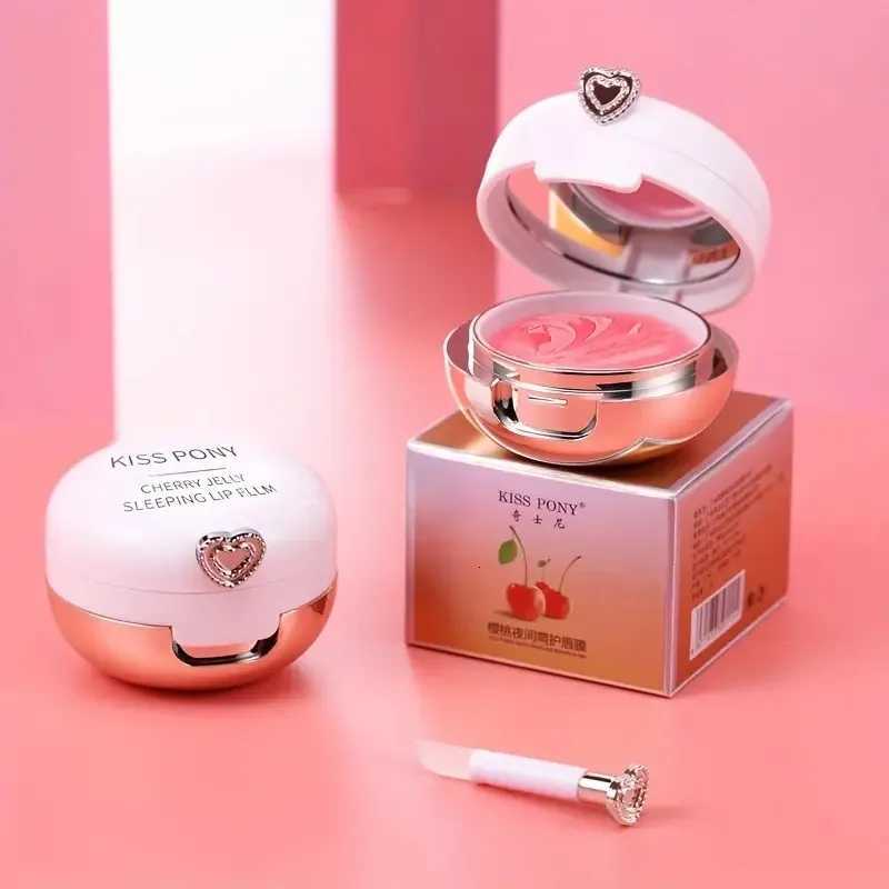 Long-Lasting Cherry Blossom Volumizing Lip BalmHydrating Formula Non-Transferable Glossy Finish Moisturized Lips for All SkinXJ250807