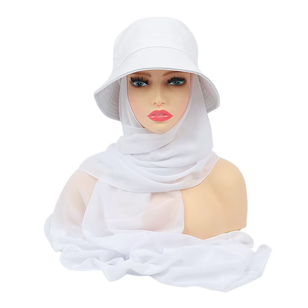 T1410 new fashion monochrome suit headscarf scarf