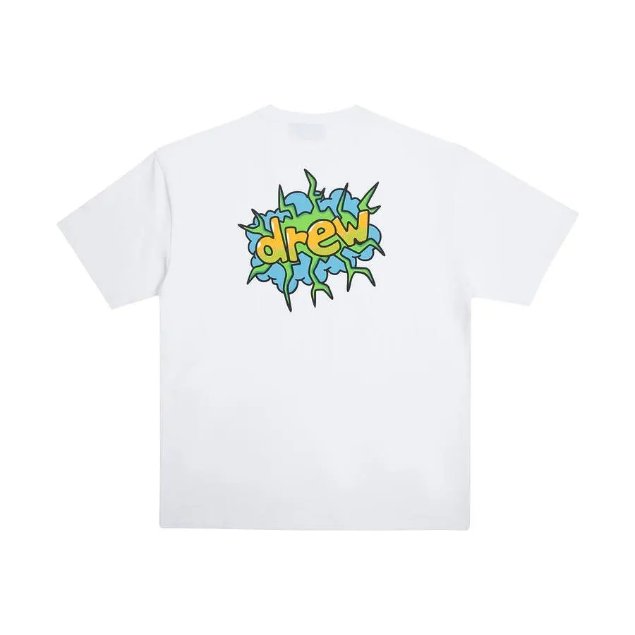 Drew House Fashion Mens Clothing Printing logo T shirt men's and women's printed loose short sleeve T-shirt Designer luxury