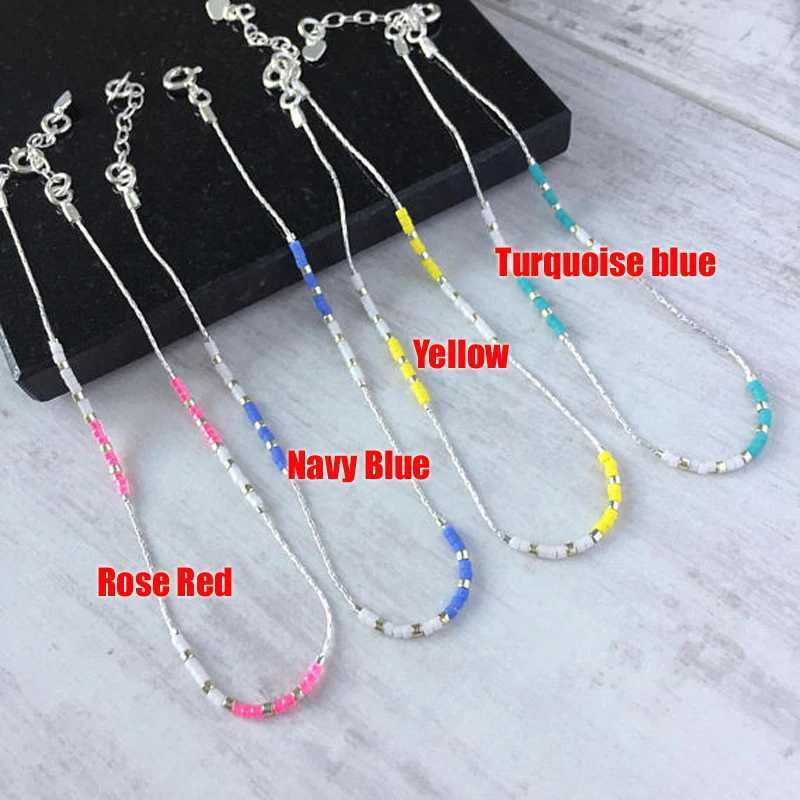 Bohemian Boho Turquoises Beads Stone Anklets For Women Vintage Handmade Color Beads Anklet On Leg Beach Ocean Jewelry Y250805